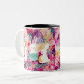 ウサギ ツートーンマグカップ (正面左)