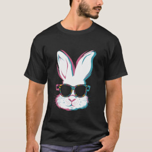 ウサギ トリッピー ヴェイパーウェーブ イースター テクノ レイブ EDM ミュージック Tシャツ