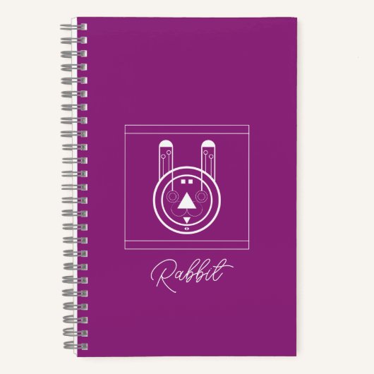 ウサギ ノートブック (正面)