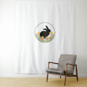 ウサギ – バニーかわいい タペストリー (インサイチュ)