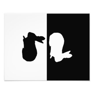 ウサギ フォトプリント           