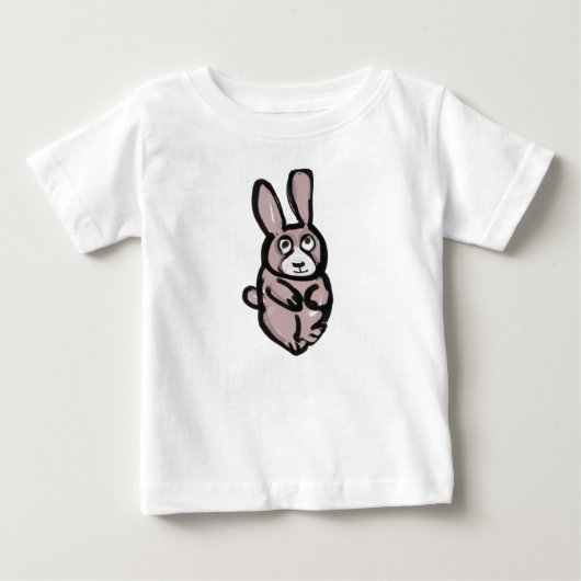 ウサギ ベビーTシャツ (正面)