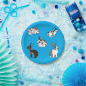 ウサギ ペーパープレート (パーティー)