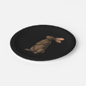 ウサギ ペーパープレート (アングル)