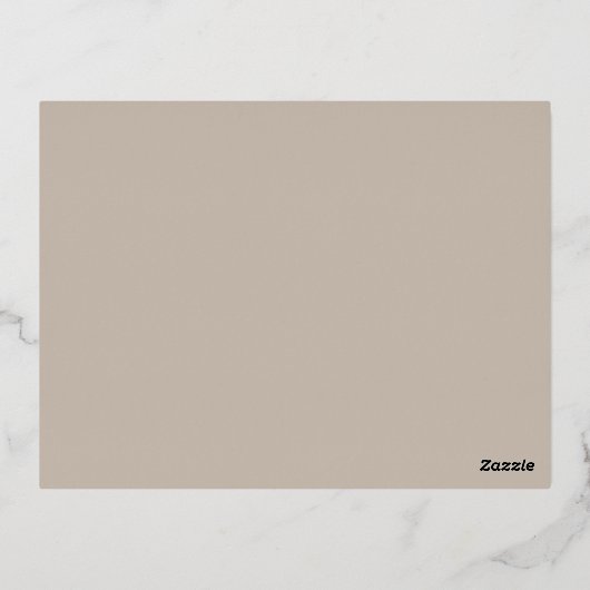 ウサギ - ホログラム ポストカード (裏面)