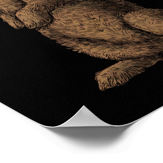 ウサギ ポスター (角)