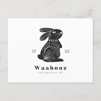 ウサギ ポストカード