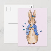ウサギ ポストカード (正面/裏面)