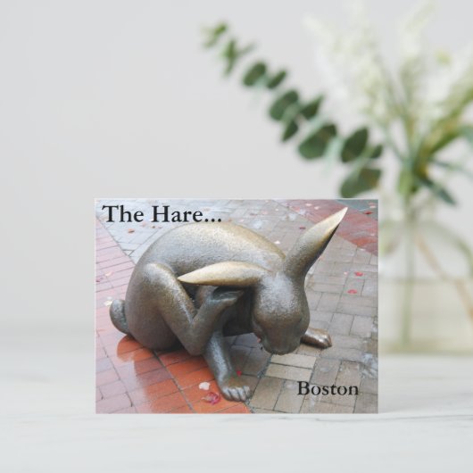 ウサギ…ポストカード ポストカード (スタンド正面)