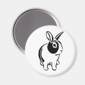 ウサギ マグネット (正面/裏面)