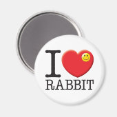 ウサギ マグネット (正面/裏面)