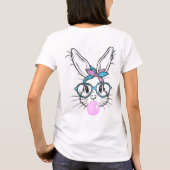ウサギ ミス Tシャツ (裏面)