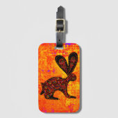 ウサギ ラゲッジタグ (正面縦)