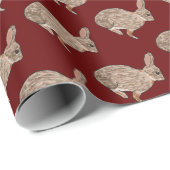 ウサギ ラッピングペーパー (ロールコーナー)