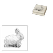 ウサギ ラバースタンプ (押印)