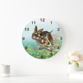ウサギ ラージ壁時計 (ホーム)