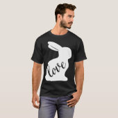 ウサギ 兎 ラビット かわいい 動物 愛 好き ギフト v tシャツ (正面フル)
