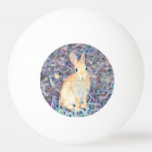 ウサギ  卓球ボール (正面)