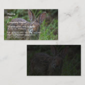 ウサギ 名刺 (正面/裏面)