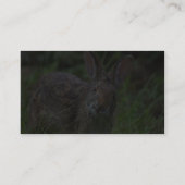 ウサギ 名刺 (裏面)