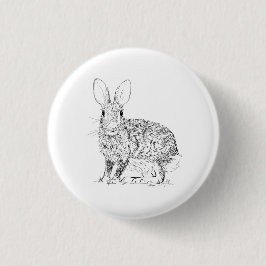 ウサギ 缶バッジ