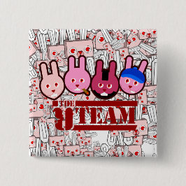 ウサギ 缶バッジ