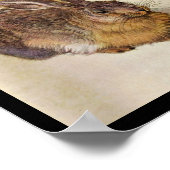 ウサギ（若いウサギ） ポスター (角)