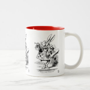 ウサギ、“ Alice's Adventures in Wonderland ” ツートーンマグカップ
