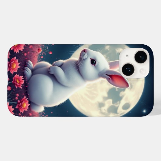 ウサギ Case-Mate iPhoneケース (裏面 (横))