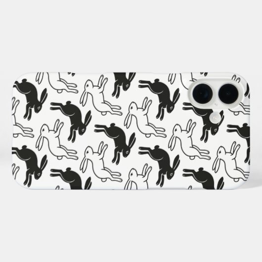 ウサギ Case-Mate iPhoneケース (裏面 (横))