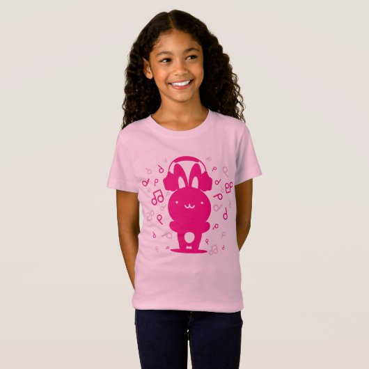 ウサギ(_H) Tシャツ (正面フル)