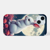 ウサギ iPhone 15ケース (裏面横)
