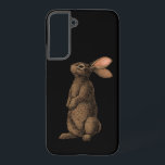 ウサギ SAMSUNG GALAXY S22 ケース<br><div class="desc">可愛絵を描いウサギを手に。</div>