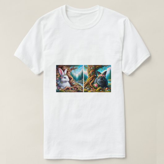 ウサギ Tシャツ (デザイン正面)