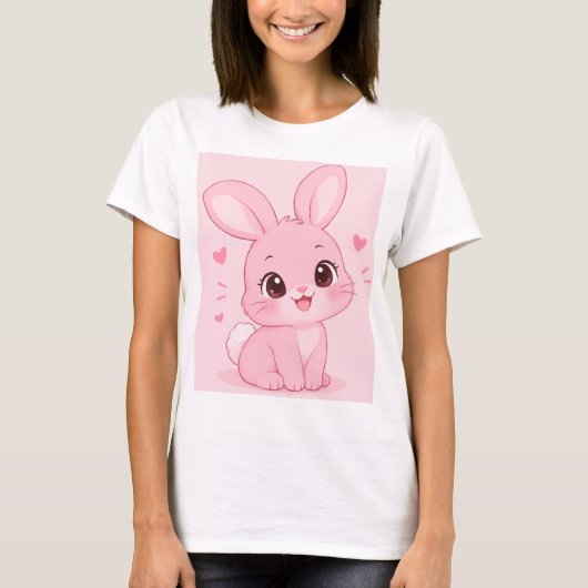 ウサギ Tシャツ (正面)