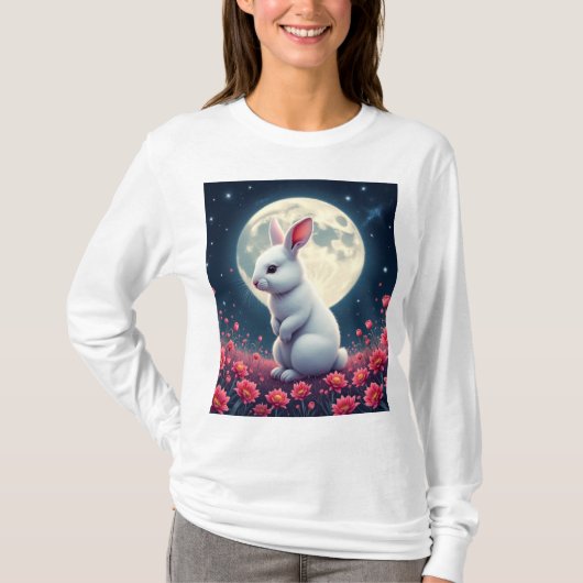 ウサギ Tシャツ (正面)