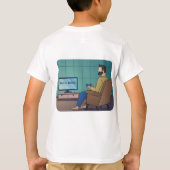 ウサギ Tシャツ (裏面)