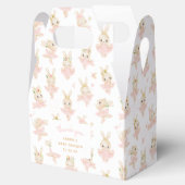 ウサギBallerina Tutu Bunny赤ちゃんシャワーありがとう フェイバーボックス (オープン)