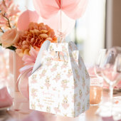 ウサギBallerina Tutu Bunny赤ちゃんシャワーありがとう フェイバーボックス