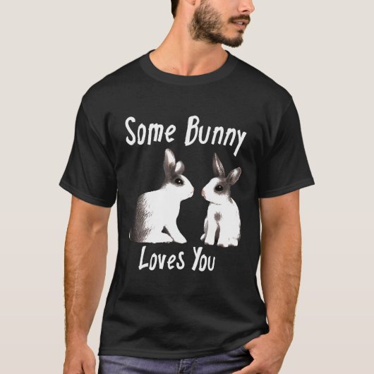 ウサギSome Bunny Loves You Tee Tシャツ (正面)