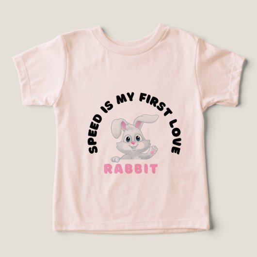 ウサギTシャツ (デザイン正面)