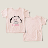 ウサギTシャツ (デザイン正面&裏面)