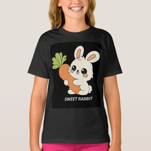 ウサギTシャツ Tシャツ (正面)