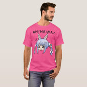 ウサダペコラチビ(小さくかわいく書いた感じ) Tシャツ (正面フル)