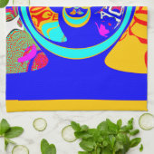 ウサチェンジビューティフルアメージング文字引用文デザイン キッチンタオル (折り畳み)