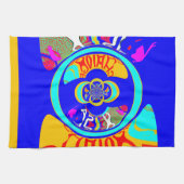 ウサチェンジビューティフルアメージング文字引用文デザイン キッチンタオル (横)