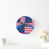 ウサハクナマタタ ラウンド壁時計 (ホーム)