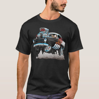ウサ改造クラシックおもしろい車Cartoon Illus Tシャツ
