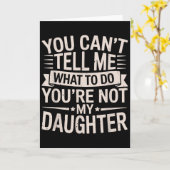 ウザいあなた私に何も言えないでよあなた私の親じゃないんだから カード (黄色い花)