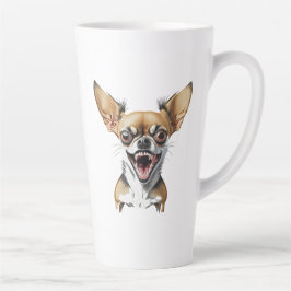 ウザいチワワ | 面白い犬 カフェラテマグ